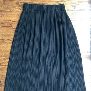 ISSEY MIYAKE Black Pleats Please Pencil Skirt